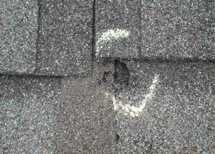 Hail damage roof repair Galveston
